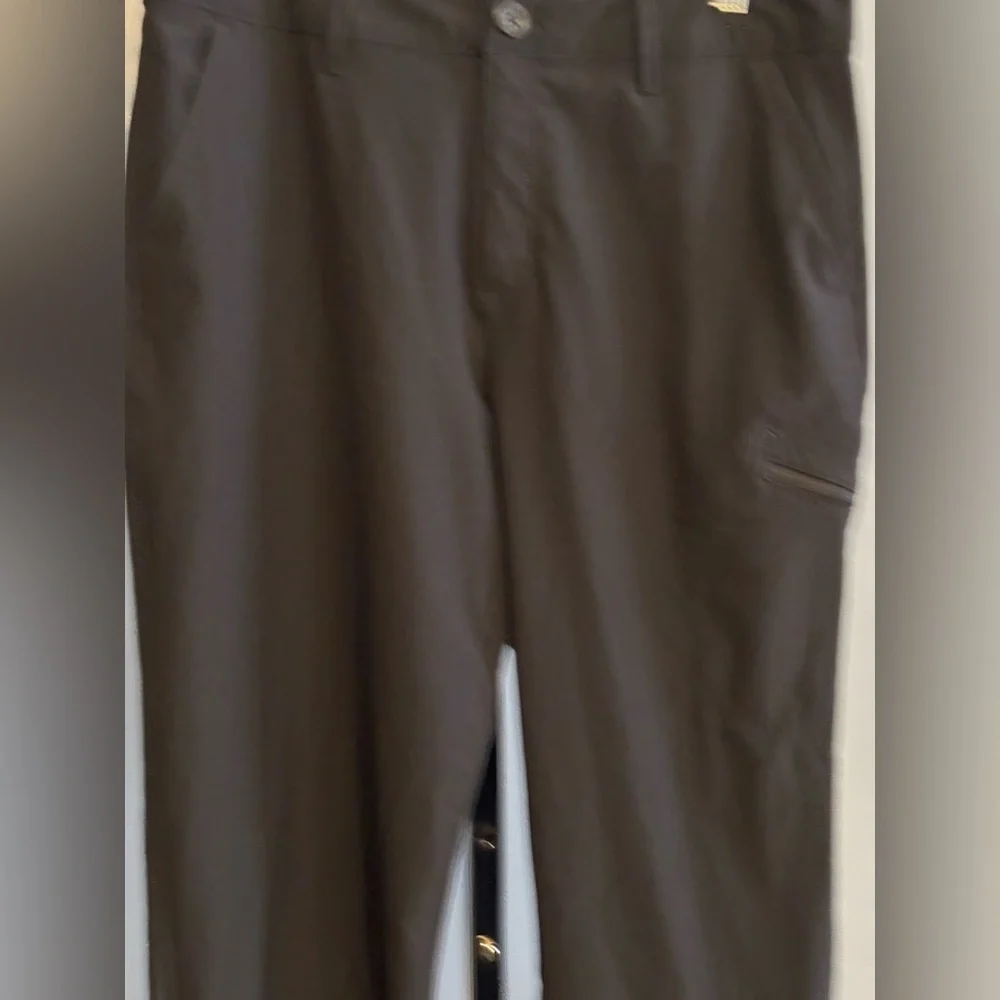 Eddie Bauer STRETCH Ripstop‎ CROP Pant Black Size 8